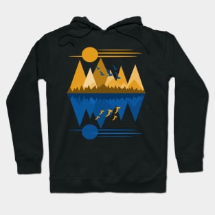 Moon Over The Mountains #15 Hoodie